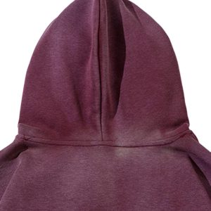 Concert Outfit Patch Lettering Embroidered Gradient Color Hoodie