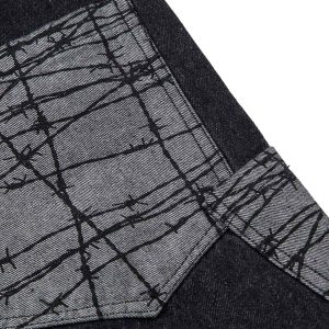 Concert Outfit Patch Pocket Baggy Jeans