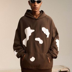 Concert Outfit Patchwork Hoodie