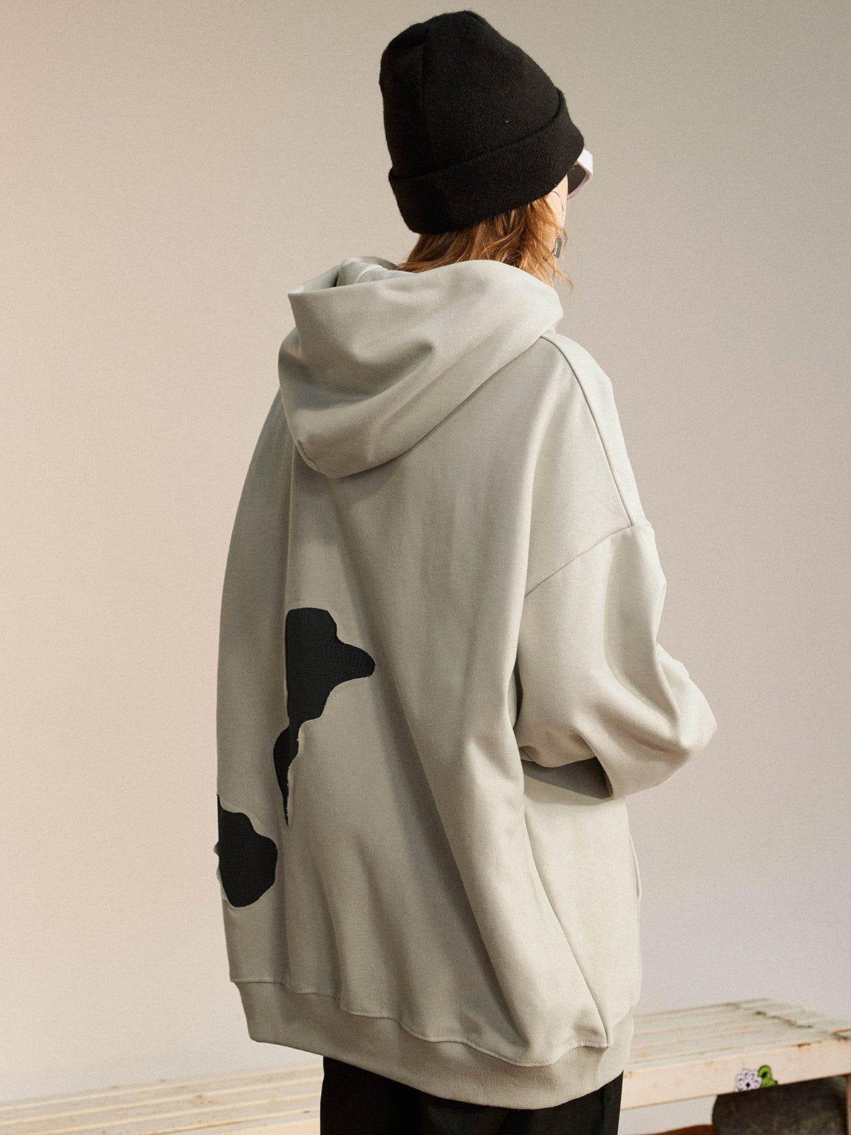 Concert Outfit Patchwork Hoodie Concert Outfit Patchwork Hoodie