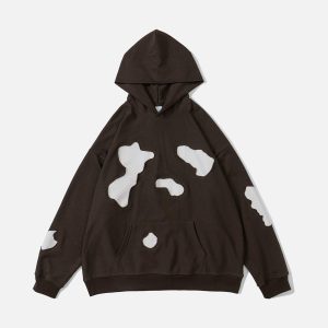 Concert Outfit Patchwork Hoodie