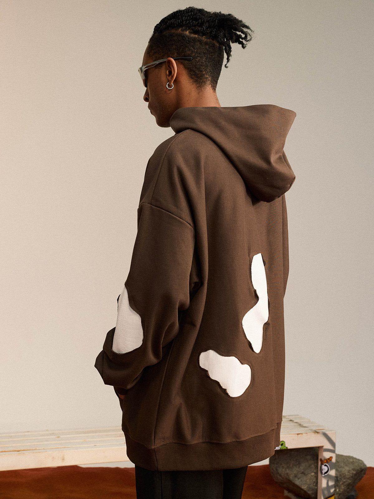 Concert Outfit Patchwork Hoodie Concert Outfit Patchwork Hoodie