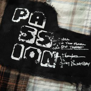 Concert Outfit Patchwork Plaid Short-Sleeve Shirt