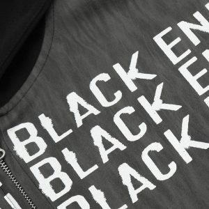 Concert Outfit Patchwork Print Zip Up Hooded Jacket