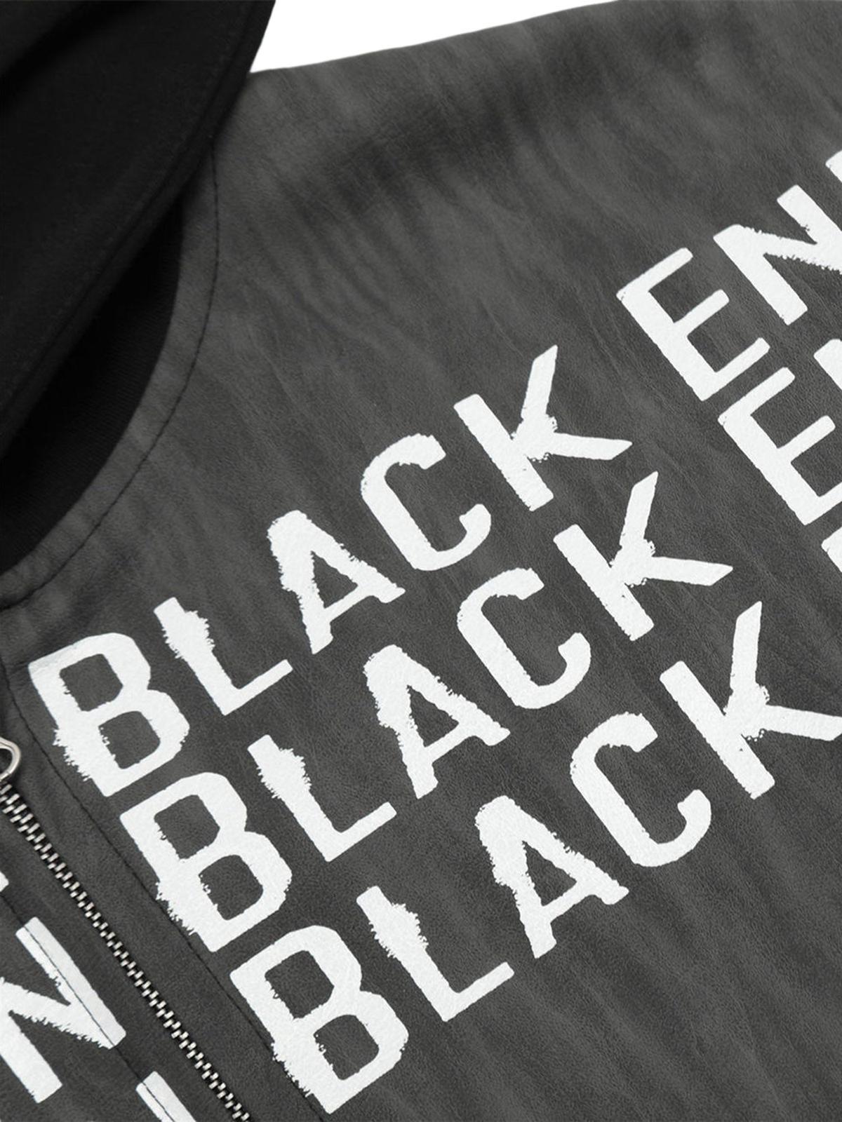 Concert Outfit Patchwork Print Zip Up Hooded Jacket Concert Outfit Patchwork Print Zip Up Hooded Jacket