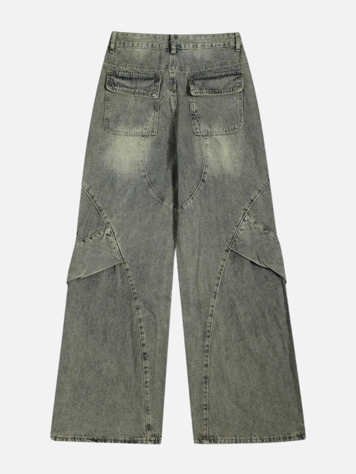 Concert Outfit Patchwork Washed Jeans Concert Outfit Patchwork Washed Jeans