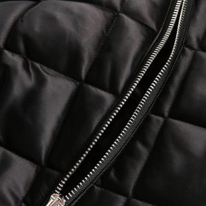 Concert Outfit Pearl Letter Diamond Quilted Jacket