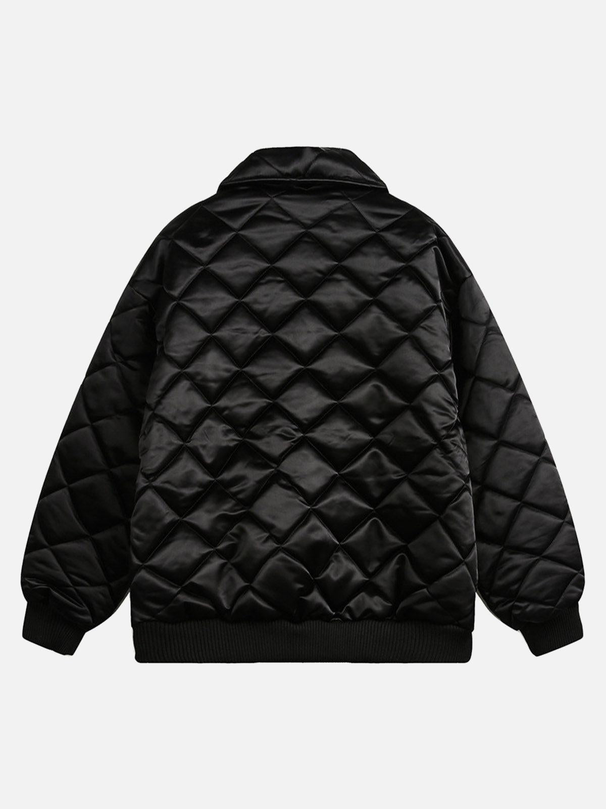 Concert Outfit Pearl Letter Diamond Quilted Jacket Concert Outfit Pearl Letter Diamond Quilted Jacket
