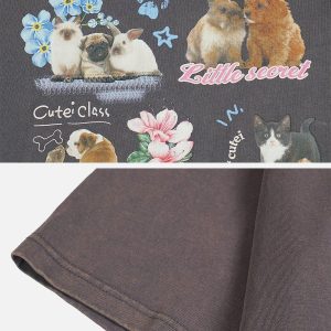 Concert Outfit Pets Print Tee