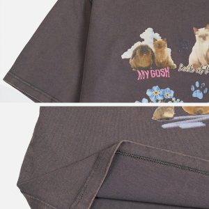 Concert Outfit Pets Print Tee