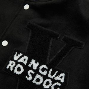 Concert Outfit Pink Terry Patch Embroidered Hip Hop Baseball Jersey