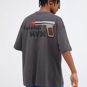 Concert Outfit Pistol Bear Graphic Tee