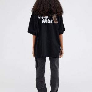 Concert Outfit Pistol Bear Graphic Tee