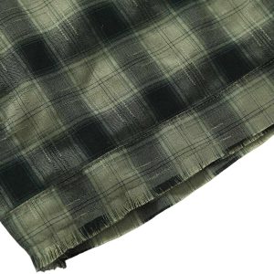 Concert Outfit Plaid Applique Printed Short Sleeve Shirt