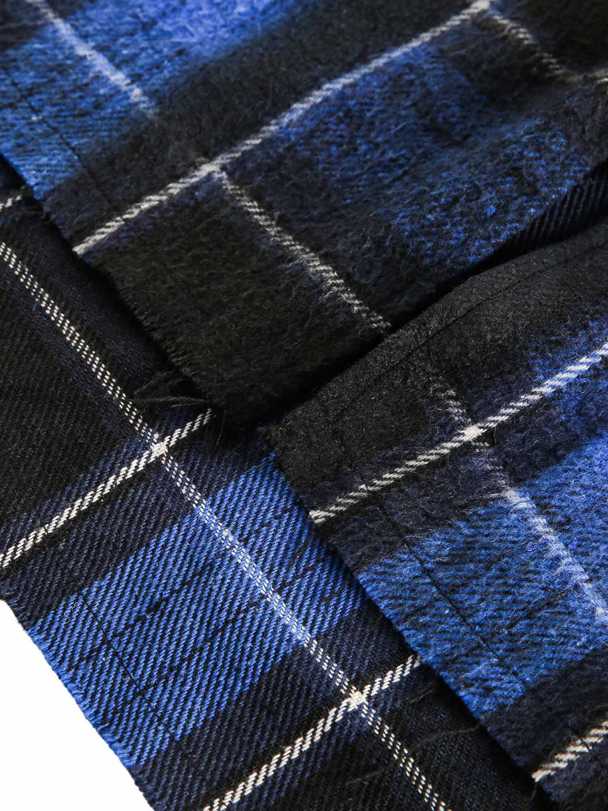 Concert Outfit Plaid Brushed Cardigan Hooded Shirt Concert Outfit Plaid Brushed Cardigan Hooded Shirt