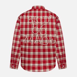 Concert Outfit Plaid Long Sleeve Shirt