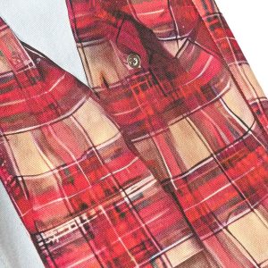 Concert Outfit Plaid Print Baggy Jeans