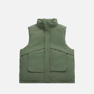 Concert Outfit Plain Windproof Vest