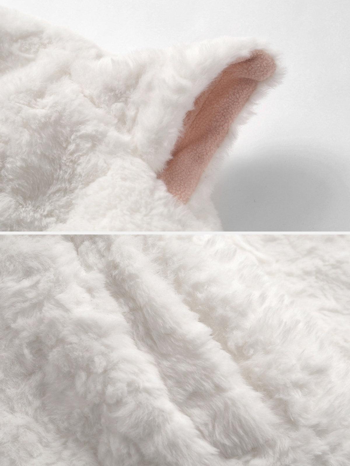 Concert Outfit Plush Ear Hoodie Jacket Concert Outfit Plush Ear Hoodie Jacket