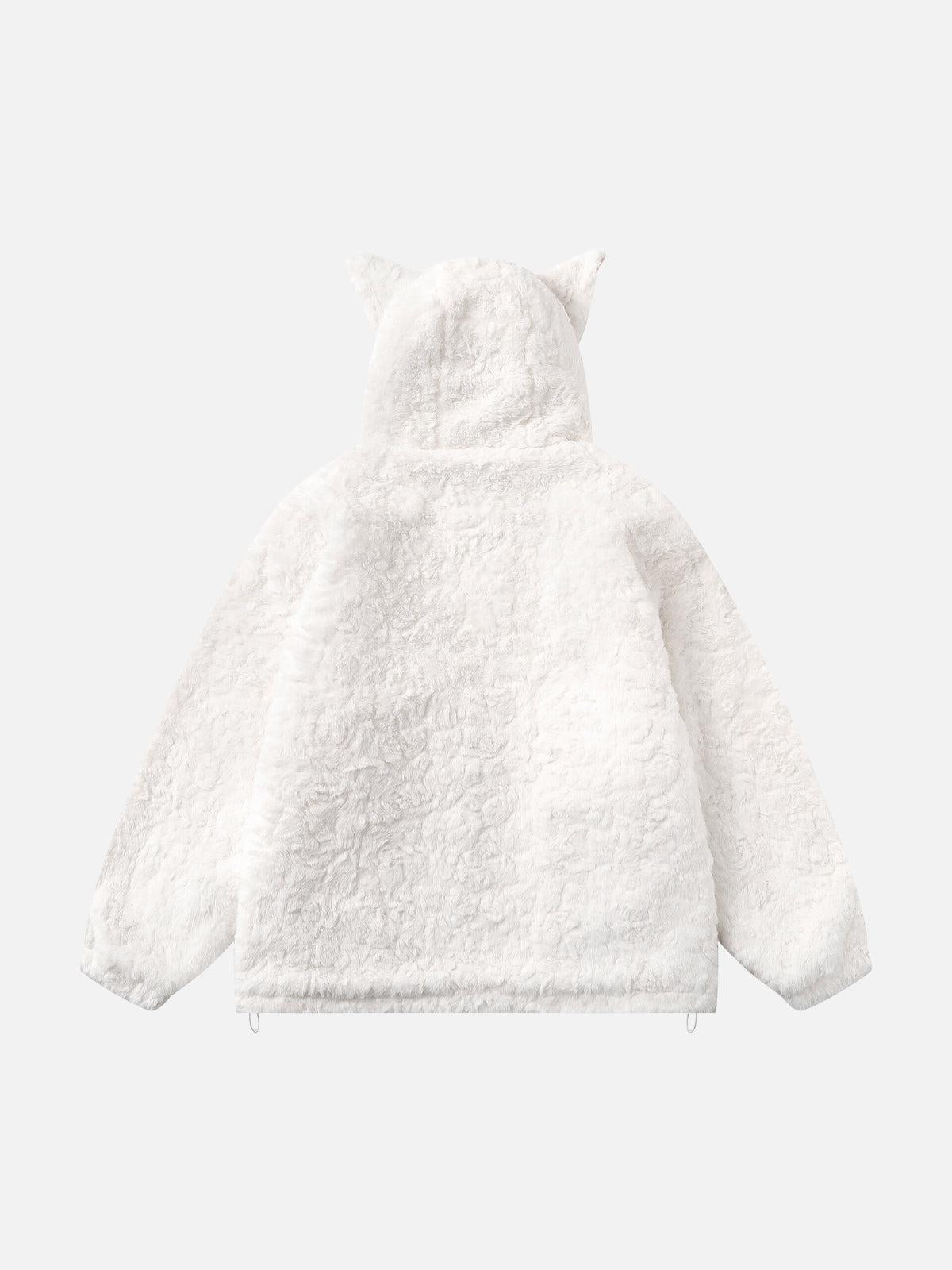 Concert Outfit Plush Ear Hoodie Jacket Concert Outfit Plush Ear Hoodie Jacket