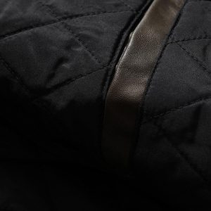 Concert Outfit Pocket Patchwork Faux Leather Jacket