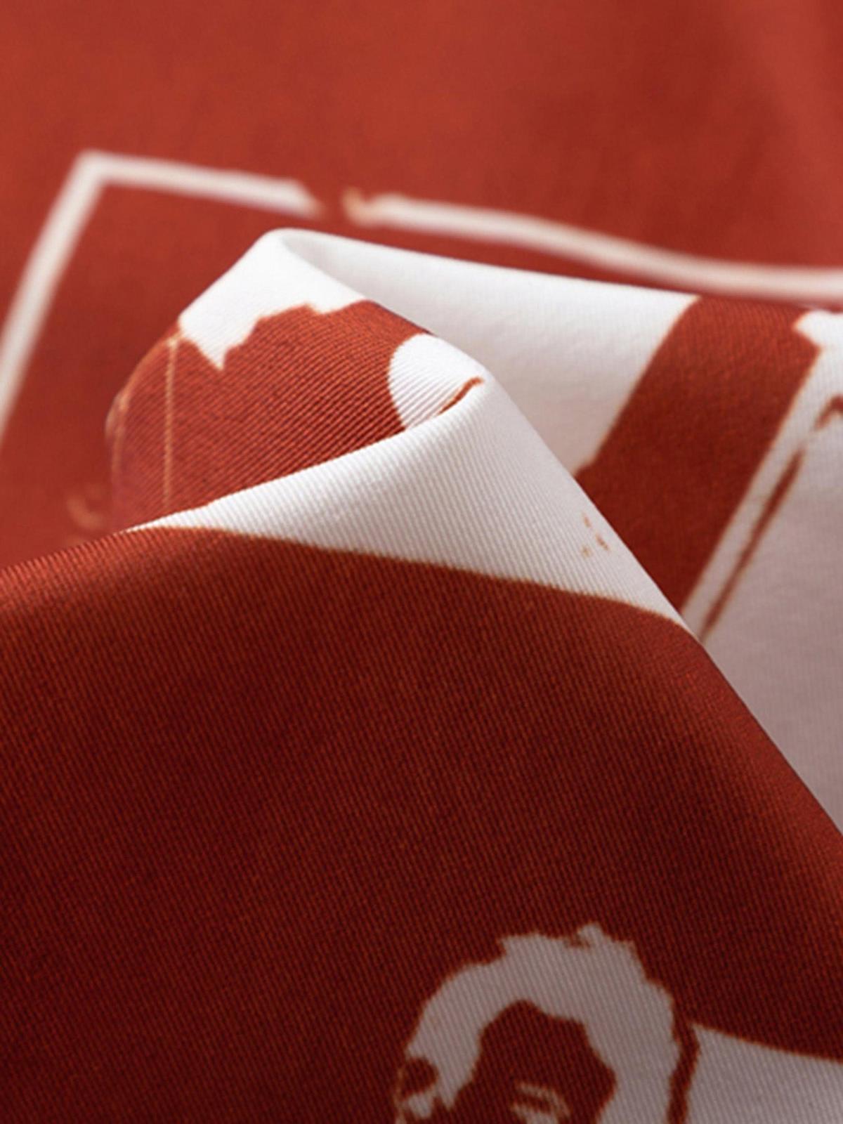 Concert Outfit Portrait Pattern Short-Sleeved Shirt Concert Outfit Portrait Pattern Short-Sleeved Shirt