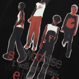 Concert Outfit Portrait Print Hoodie