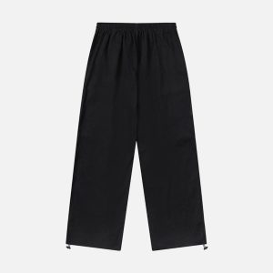 Concert Outfit Printed Drawstring Multi-Pocket Cargo Pants