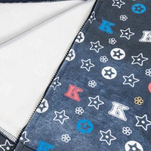 Concert Outfit Printing Gradient Zip-Up Hoodie