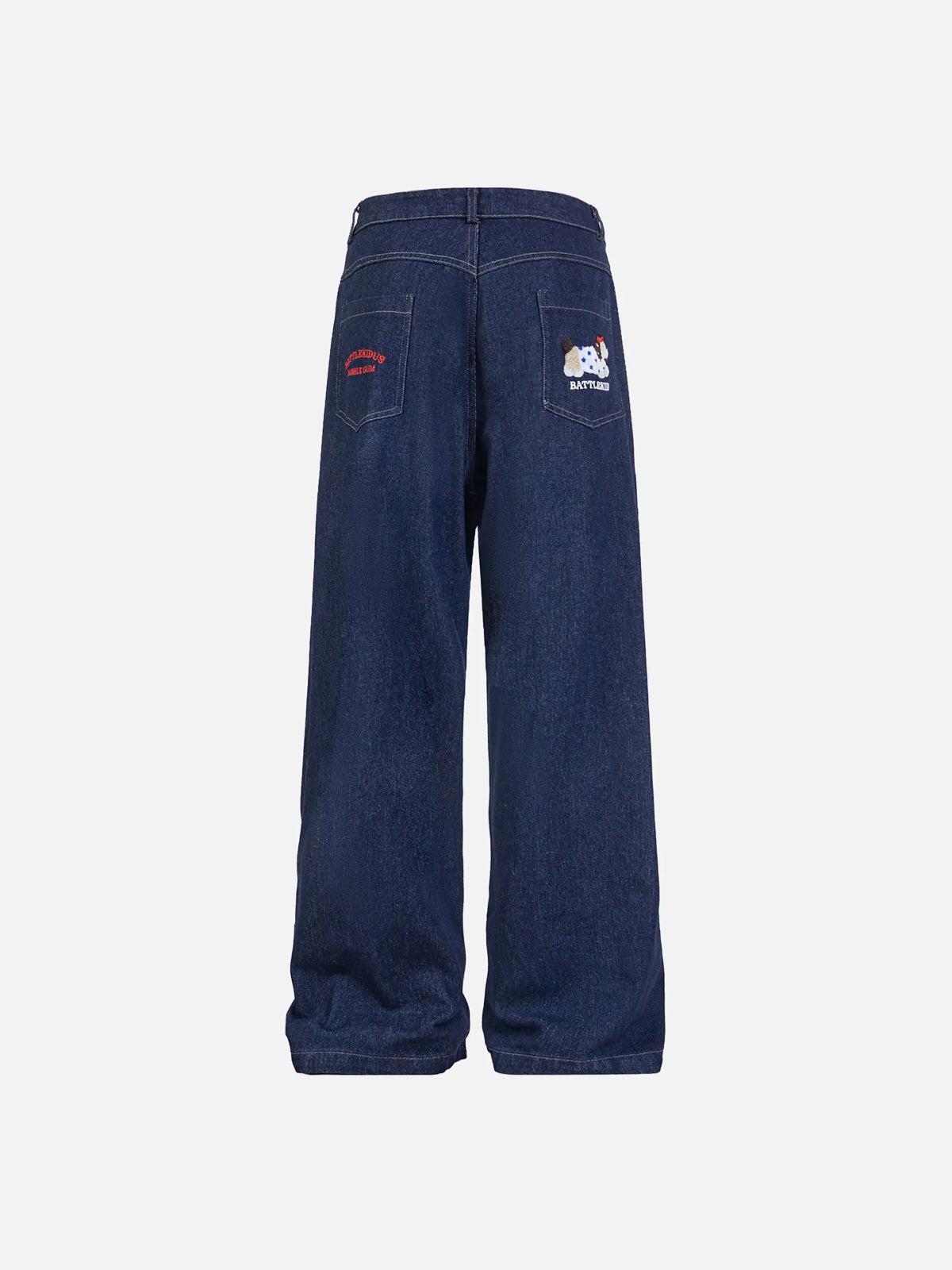 Concert Outfit Puppy Embroidered Jeans Concert Outfit Puppy Embroidered Jeans