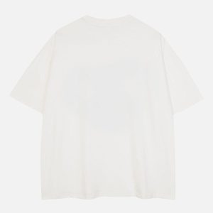 Concert Outfit Rabbit Embroidery Print Tee