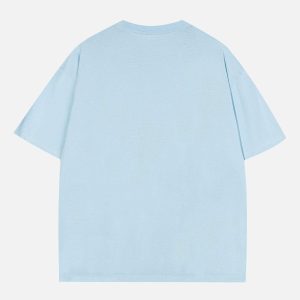 Concert Outfit Rabbit Embroidery Print Tee