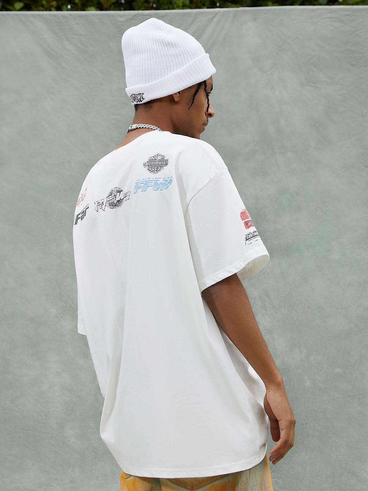 Concert Outfit Racing Afterimage Lettering T-Shirt Concert Outfit Racing Afterimage Lettering T-Shirt