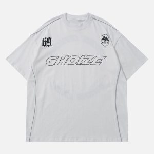 Concert Outfit Racing Elements Stripe Tee