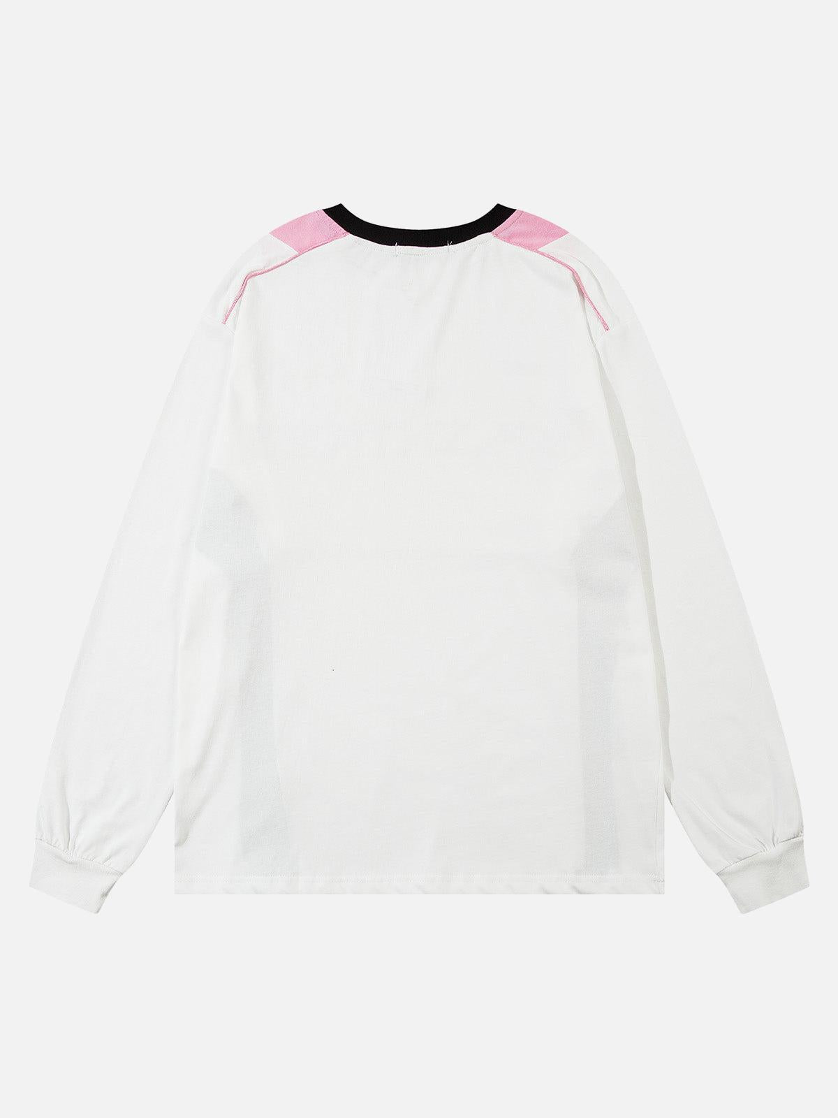 Concert Outfit Racing Oversized Long Sleeve T-Shirt Concert Outfit Racing Oversized Long Sleeve T-Shirt