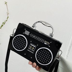 Concert Outfit Radio Style Crossbody Bag
