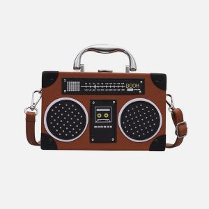 Concert Outfit Radio Style Crossbody Bag