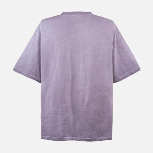 Concert Outfit Rainbow Print Crew Neck T-Shirt