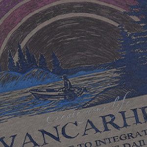 Concert Outfit Rainbow Print Crew Neck T-Shirt