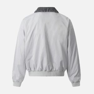 Concert Outfit Retro Badge Stitching Work Jacket