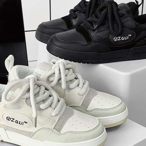 Concert Outfit Retro Casual Board Shoes