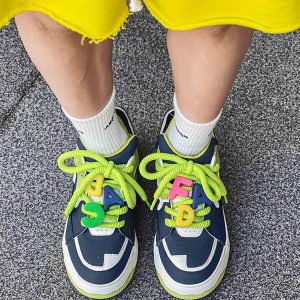 Concert Outfit Retro Casual Couple Sneakers