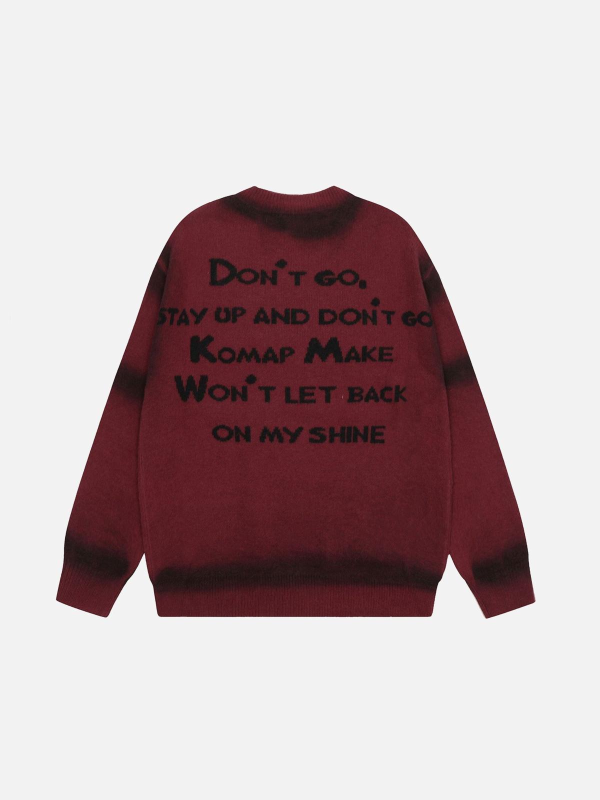 Concert Outfit Retro character YEAH! sweater Concert Outfit Retro character YEAH! sweater