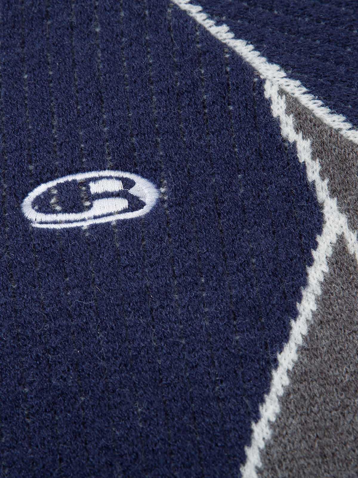 Concert Outfit Retro Contrast Color Cardigan Knitted Sweater Concert Outfit Retro Contrast Color Cardigan Knitted Sweater