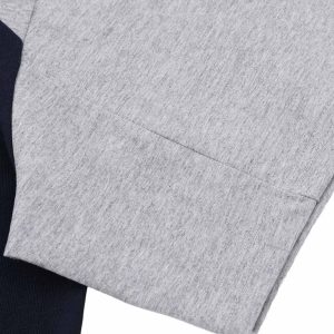 Concert Outfit Retro Contrast Color Embroidered Letter T-Shirt