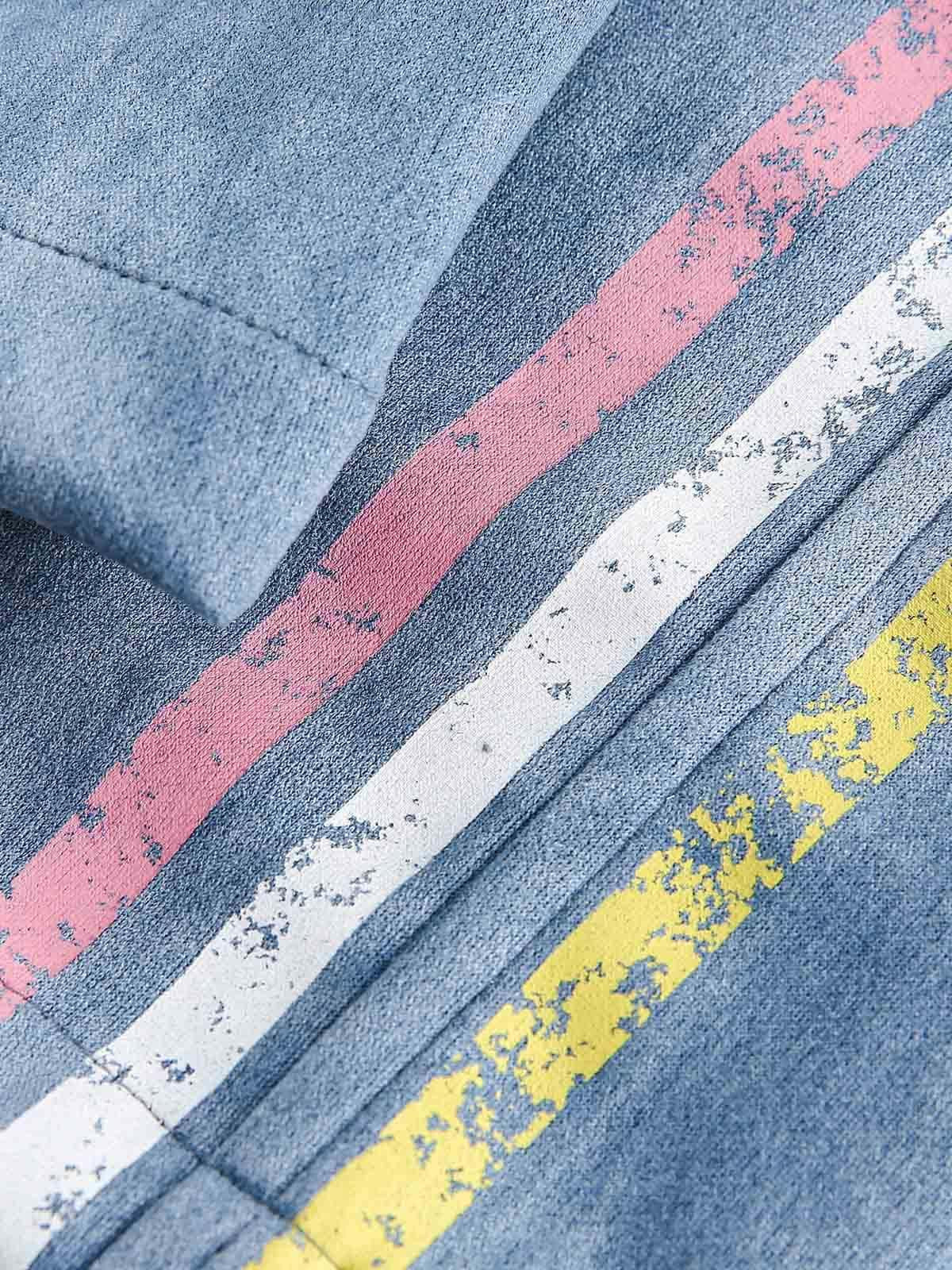 Concert Outfit Retro Contrast Suede Track Pants Concert Outfit Retro Contrast Suede Track Pants