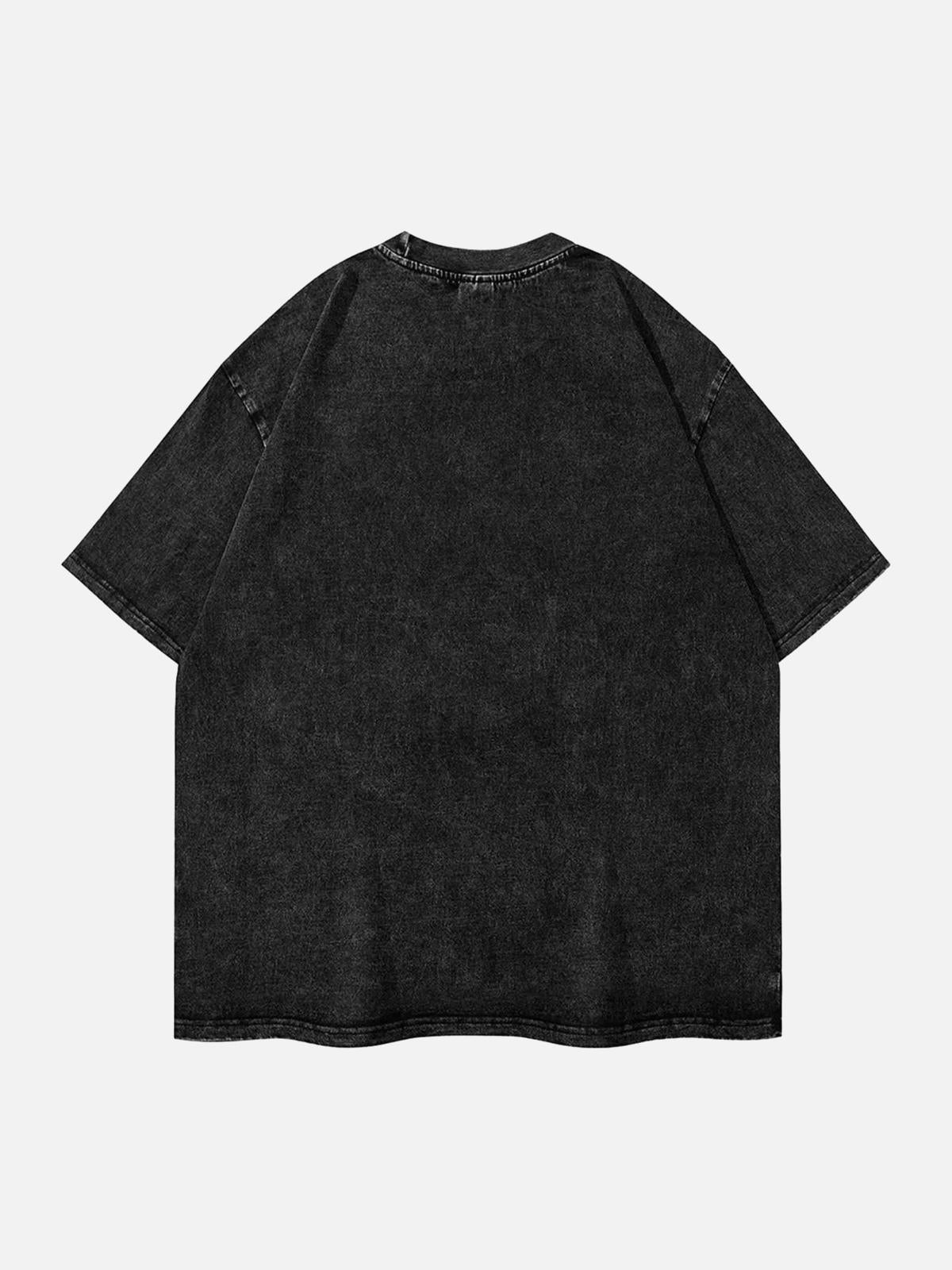 Concert Outfit Retro Creative Letter Finger T-Shirt Concert Outfit Retro Creative Letter Finger T-Shirt