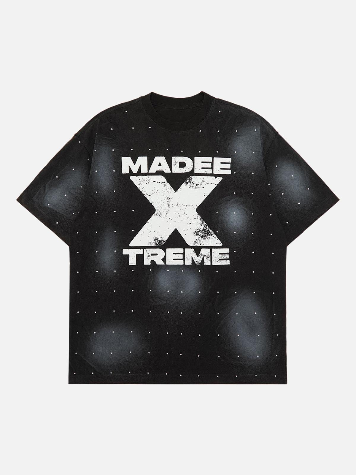 Concert Outfit Retro Crystal Letter T-Shirt Concert Outfit Retro Crystal Letter T-Shirt