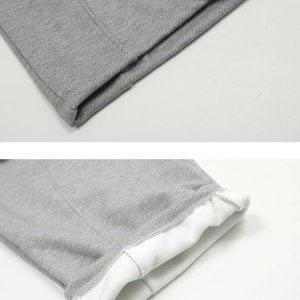 Concert Outfit Retro Curved Drape Sweatpants