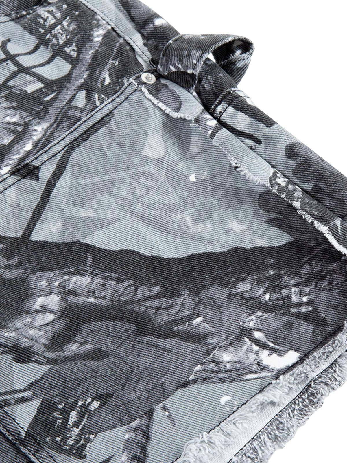 Concert Outfit Retro Distressed Camouflage Workwear Hip-Hop Shorts Concert Outfit Retro Distressed Camouflage Workwear Hip-Hop Shorts